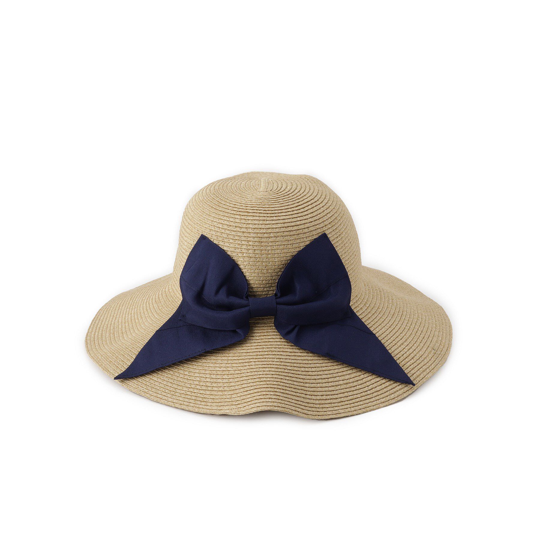 Grandedge「【接触冷感／洗濯可】コンパクトウォッシャブルリボンハット」|ハット|