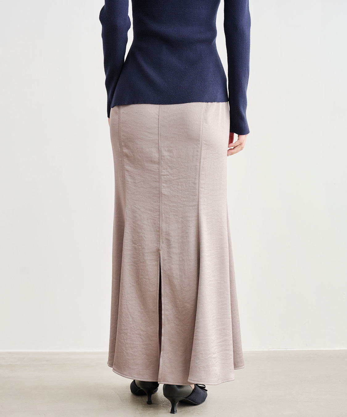 COCO DEAL「カーブ切り替えサテンマーメイドスカート」|スカート|