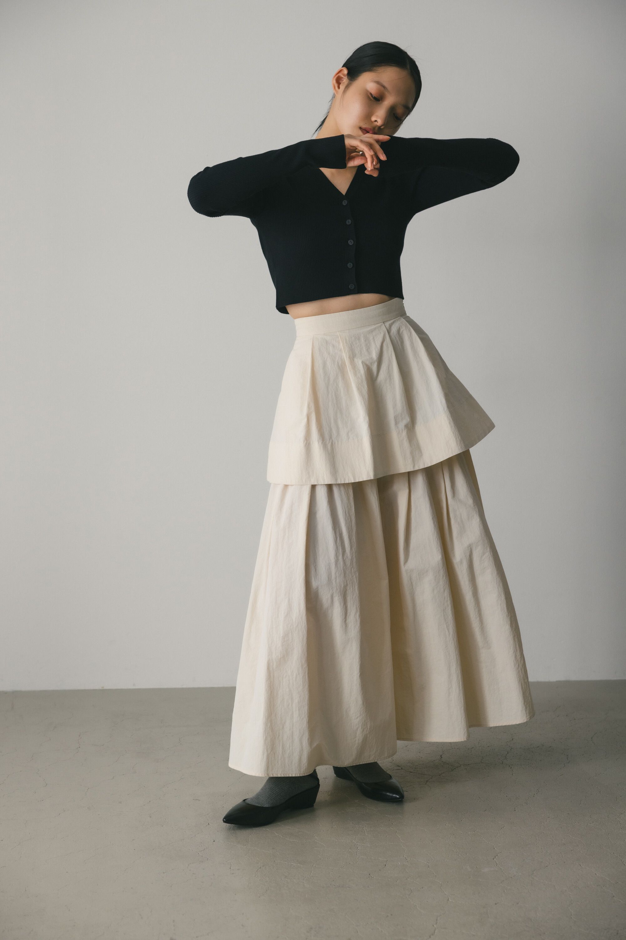 STYLEMIXER「ティアードフレアスカート」|スカート|