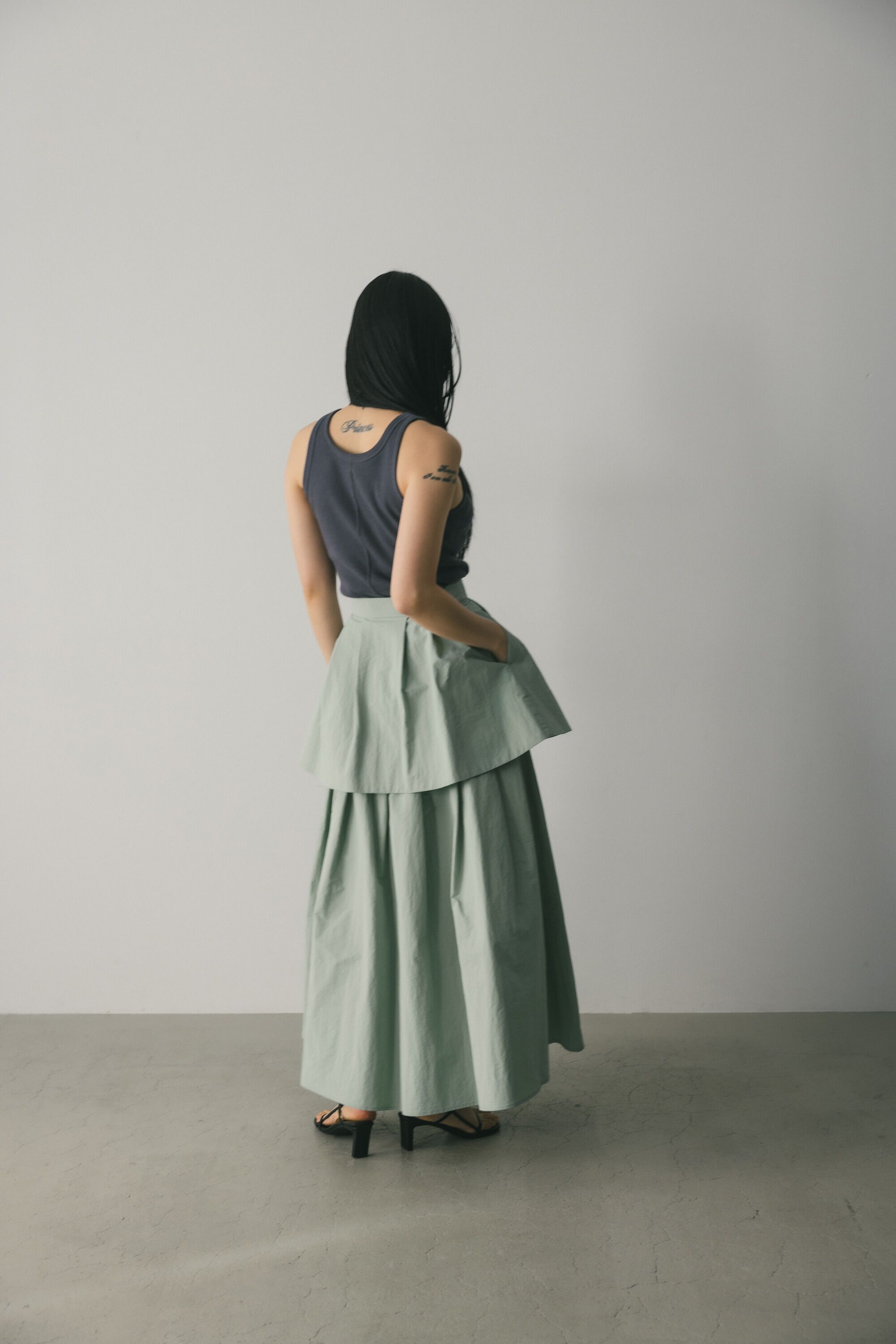 STYLEMIXER「ティアードフレアスカート」|スカート|MINT