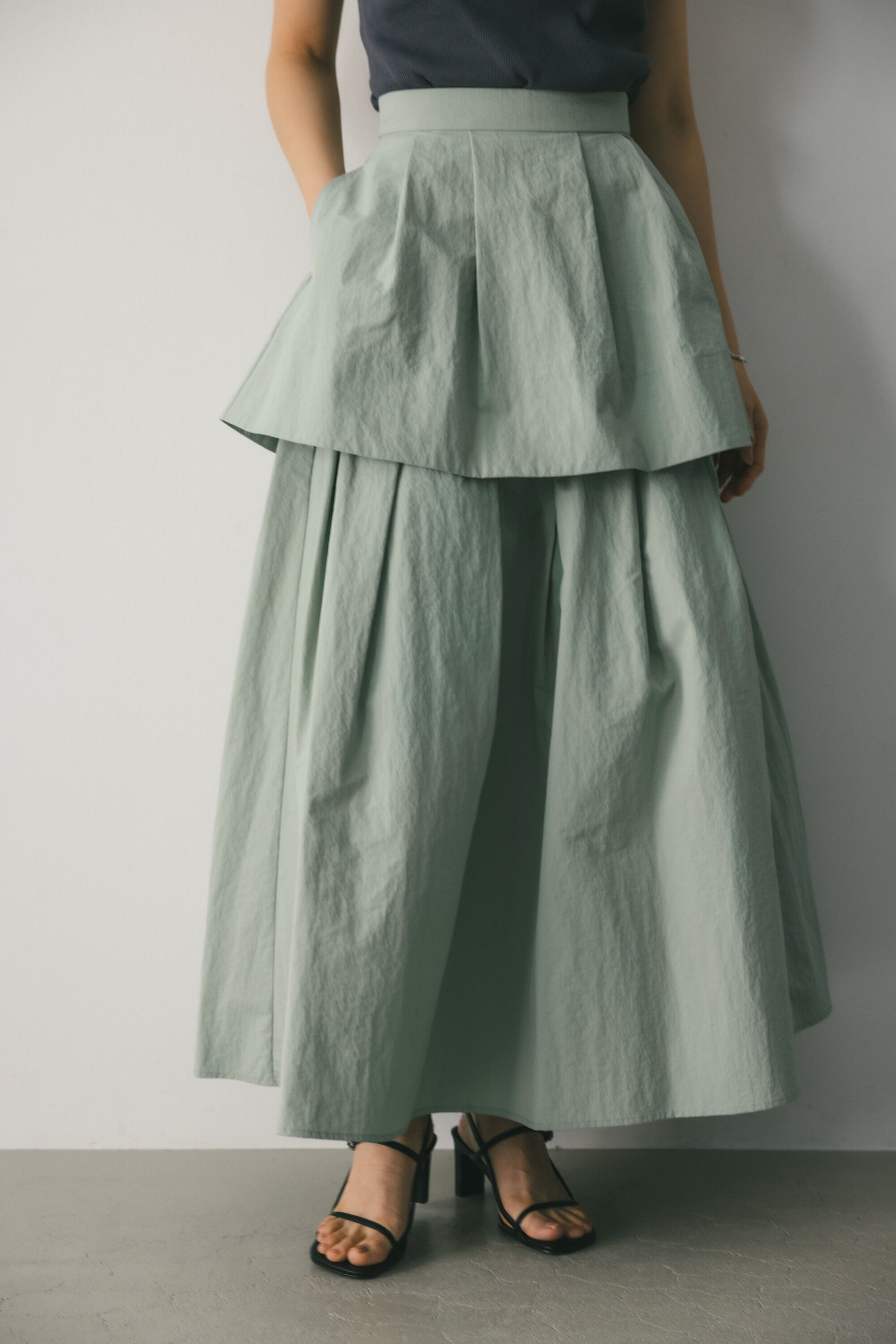 STYLEMIXER「ティアードフレアスカート」|スカート|