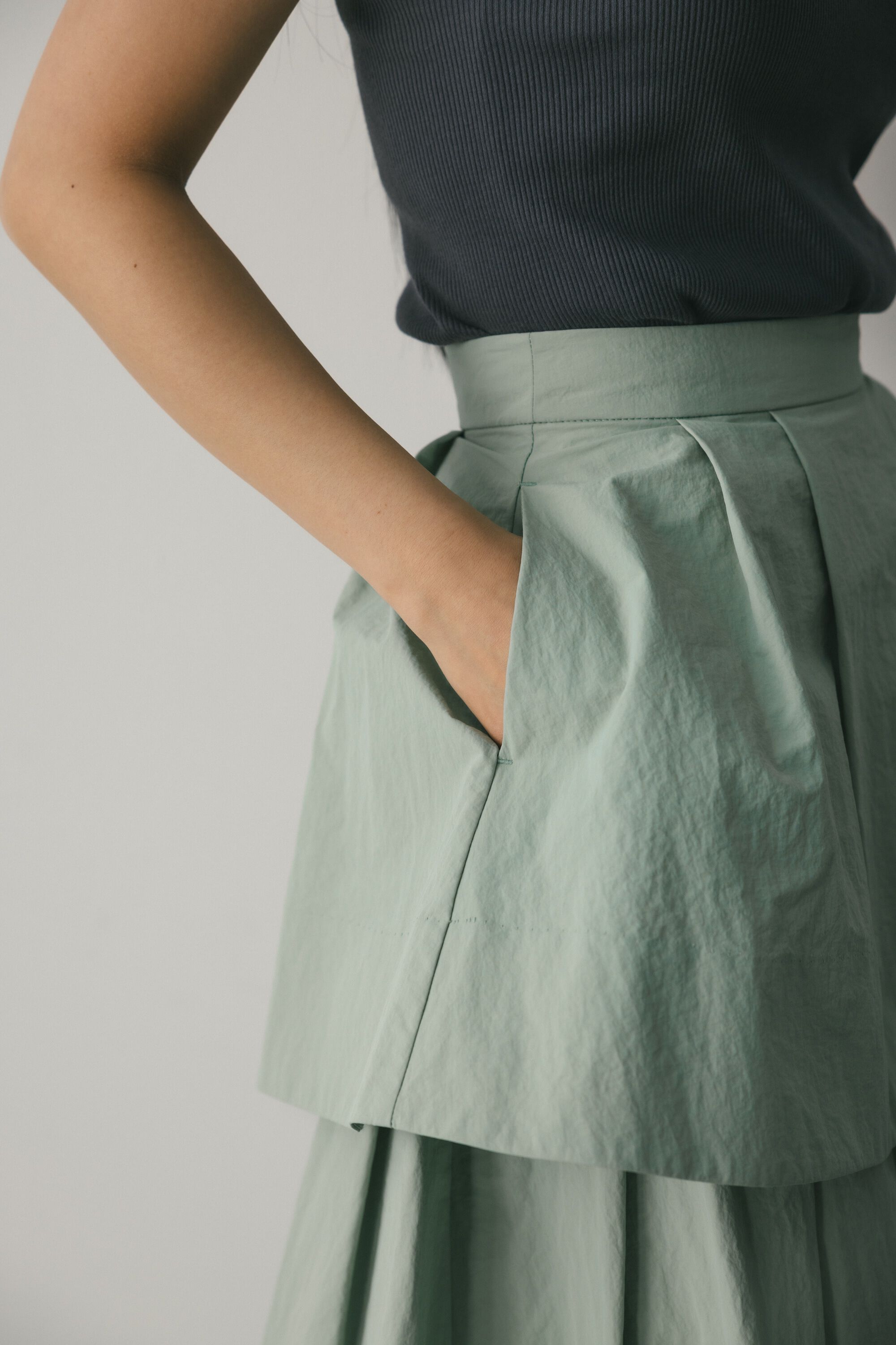 STYLEMIXER「ティアードフレアスカート」|スカート|