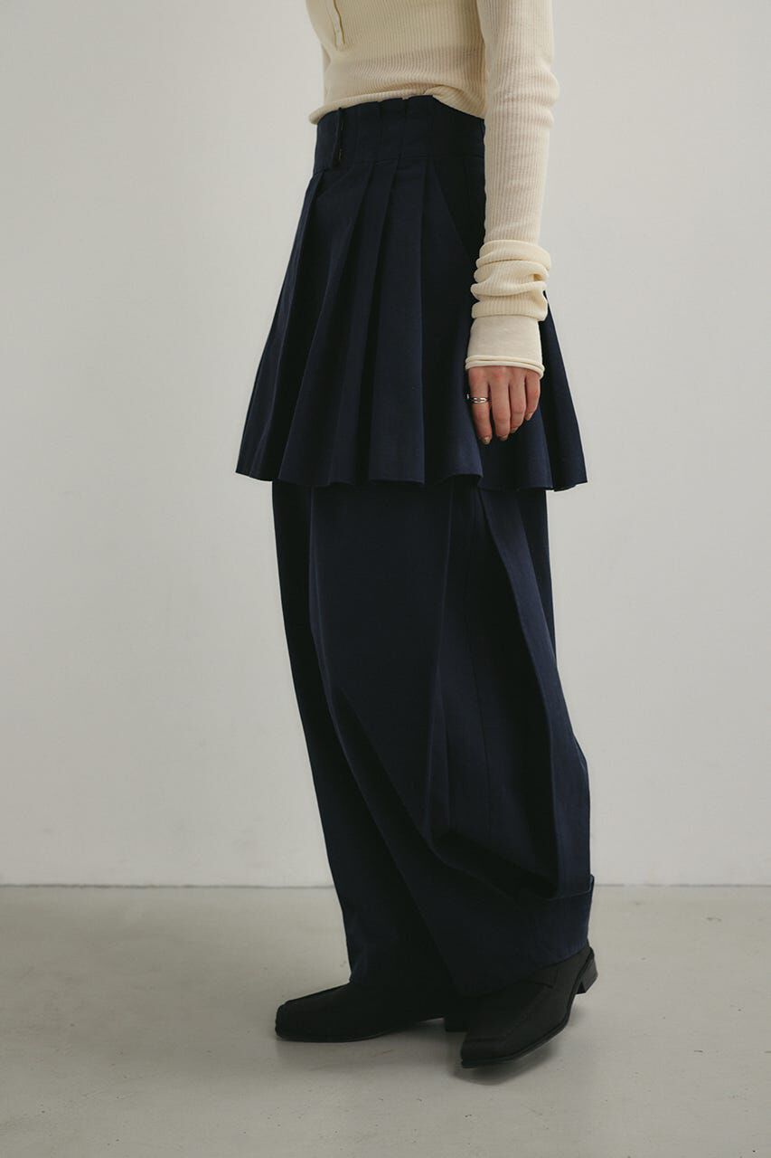 STYLEMIXER「タックワイドミニスカート」|スカート|