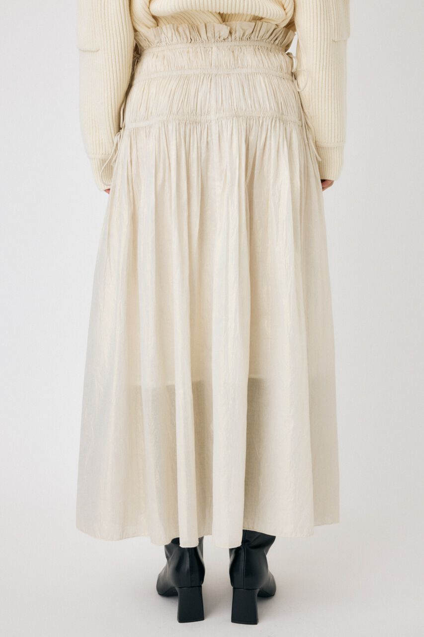 MOUSSY「SHIRRING ロングスカート」|スカート|