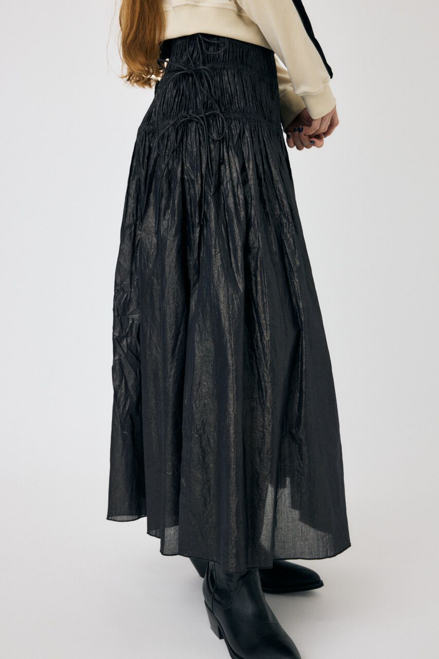 MOUSSY「SHIRRING ロングスカート」|スカート|