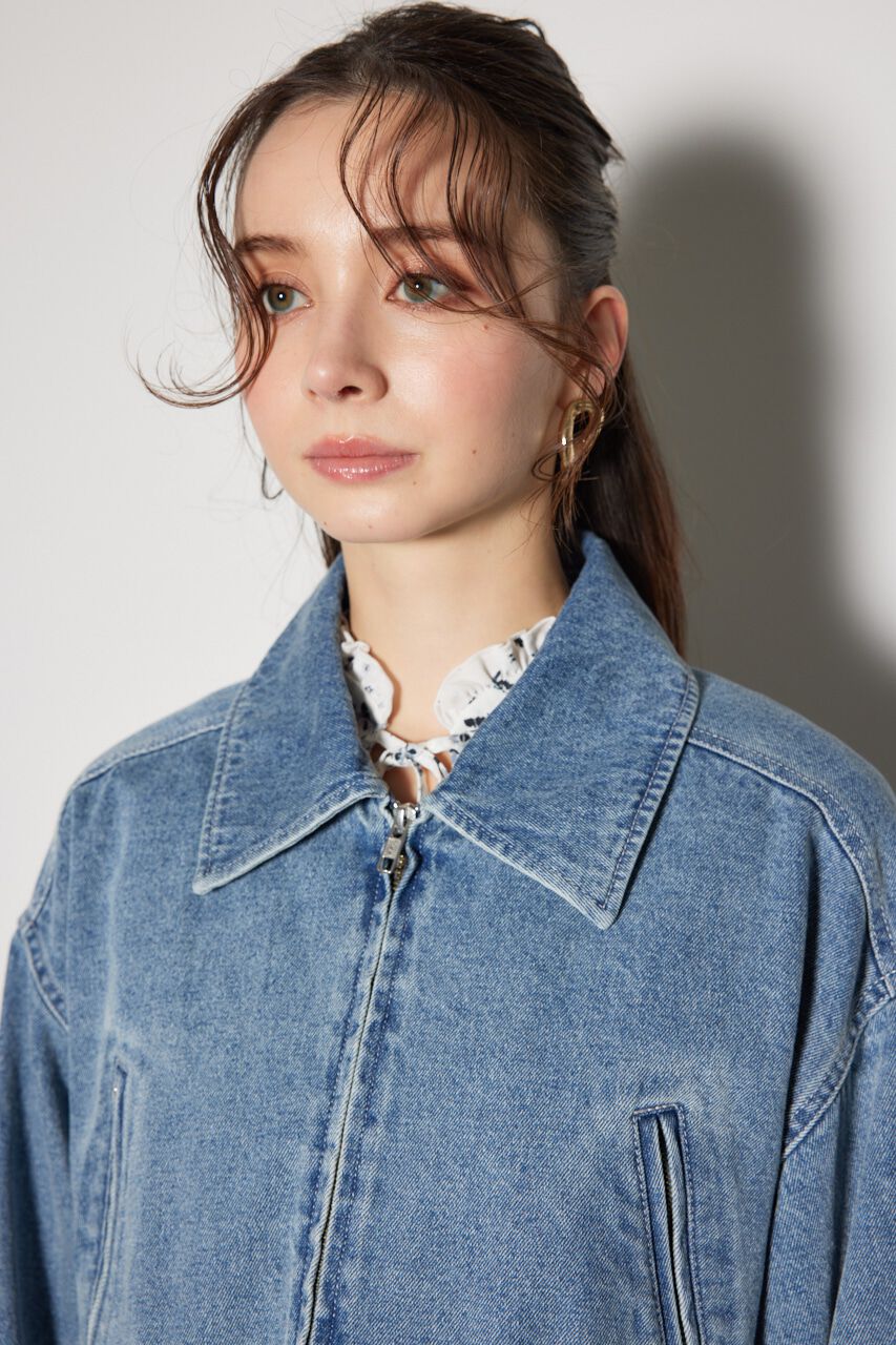 rienda「ステンカラーデニムジャケット」|その他|