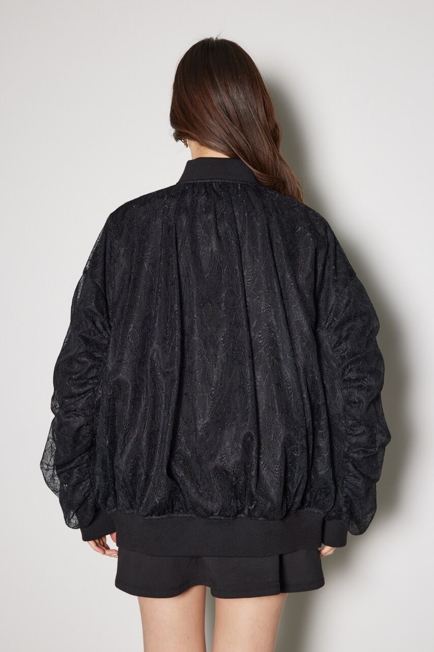 rienda「レースコンビMA-1」|ブルゾン・スタジャン|