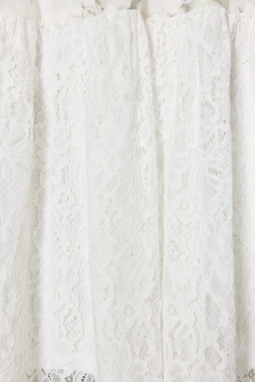 rienda「2WAYレースドッキングフレアワンピース」|ワンピース|