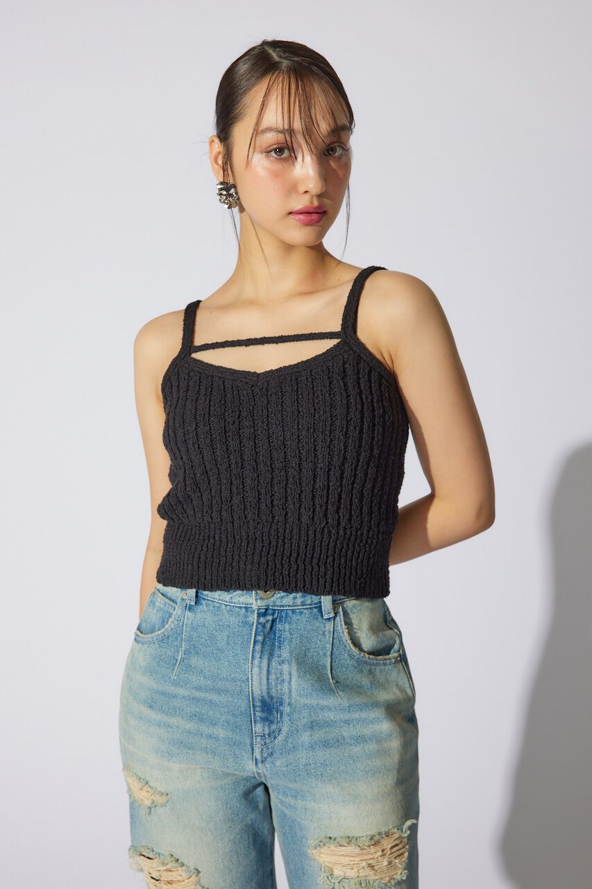rienda「ニットビスチェ」|キャミソール|