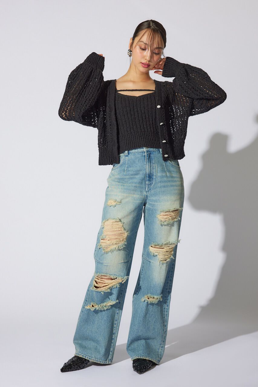 rienda「ニットビスチェ」|キャミソール|