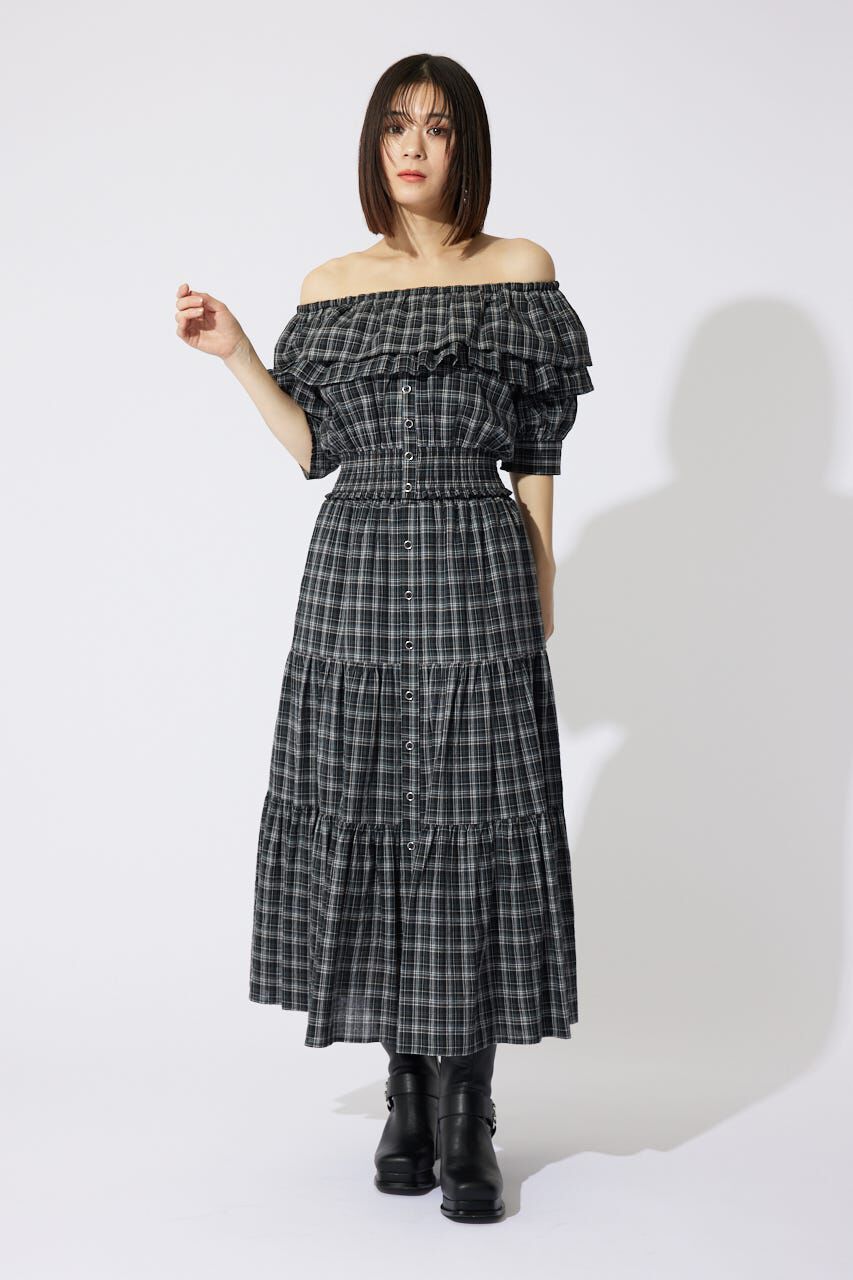 rienda「2WAYオフショルダーショートトップス」|シャツ・ブラウス|