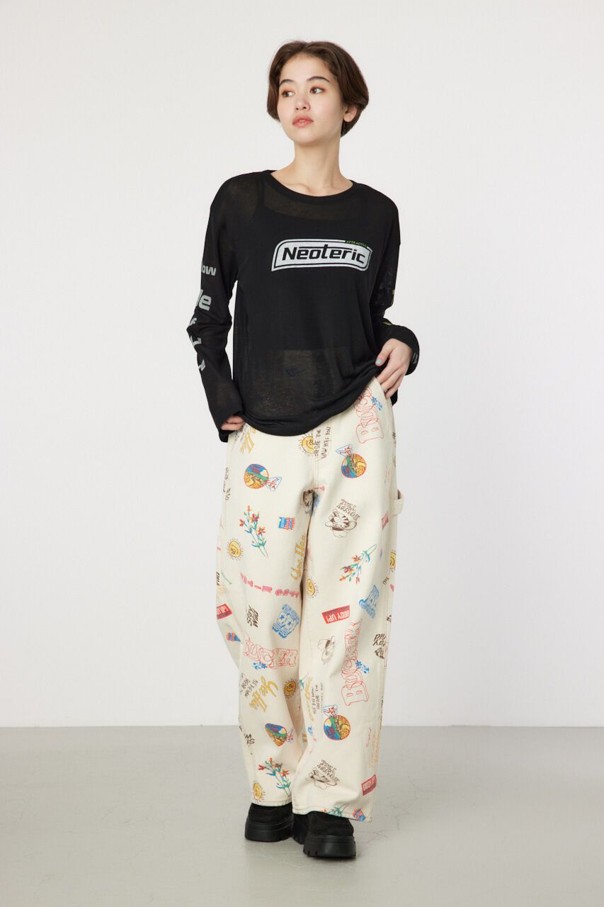 RODEO CROWNS「NeotericシアーロングスリーブTシャツ」|Tシャツ・カットソー|