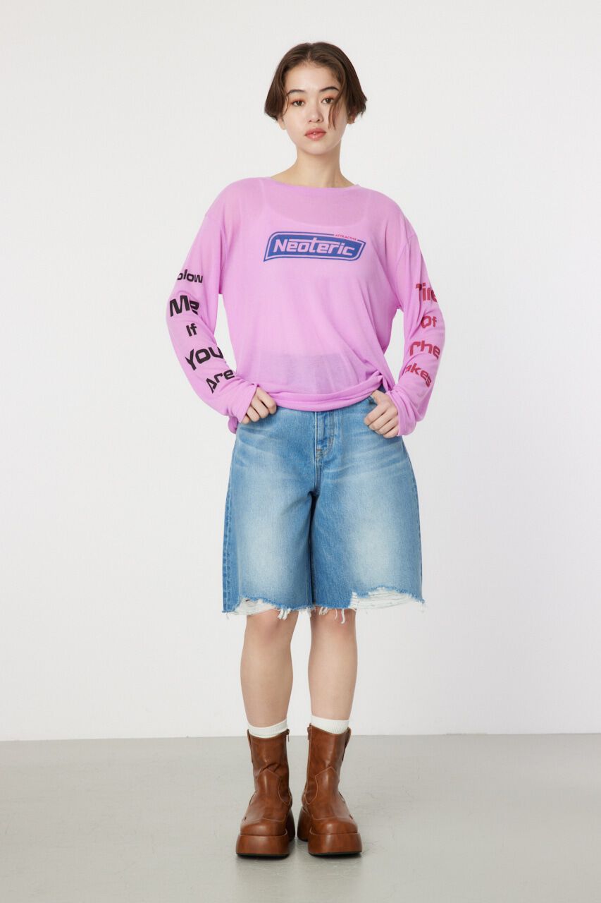 RODEO CROWNS「NeotericシアーロングスリーブTシャツ」|Tシャツ・カットソー|