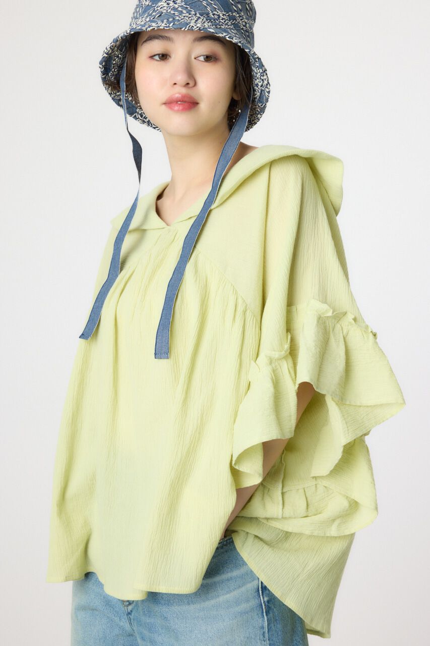 RODEO CROWNS「ボリュームフリルチュニック」|シャツ・ブラウス|