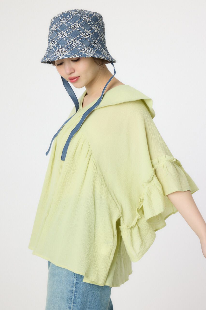 RODEO CROWNS「ボリュームフリルチュニック」|シャツ・ブラウス|