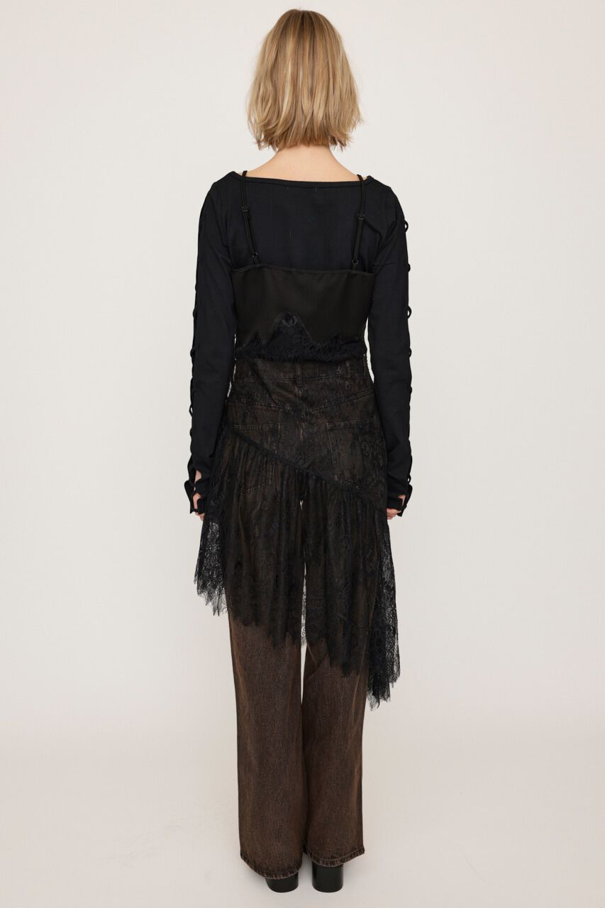 SLY「LACE DOCKED SLIP ドレス」|キャミソール|