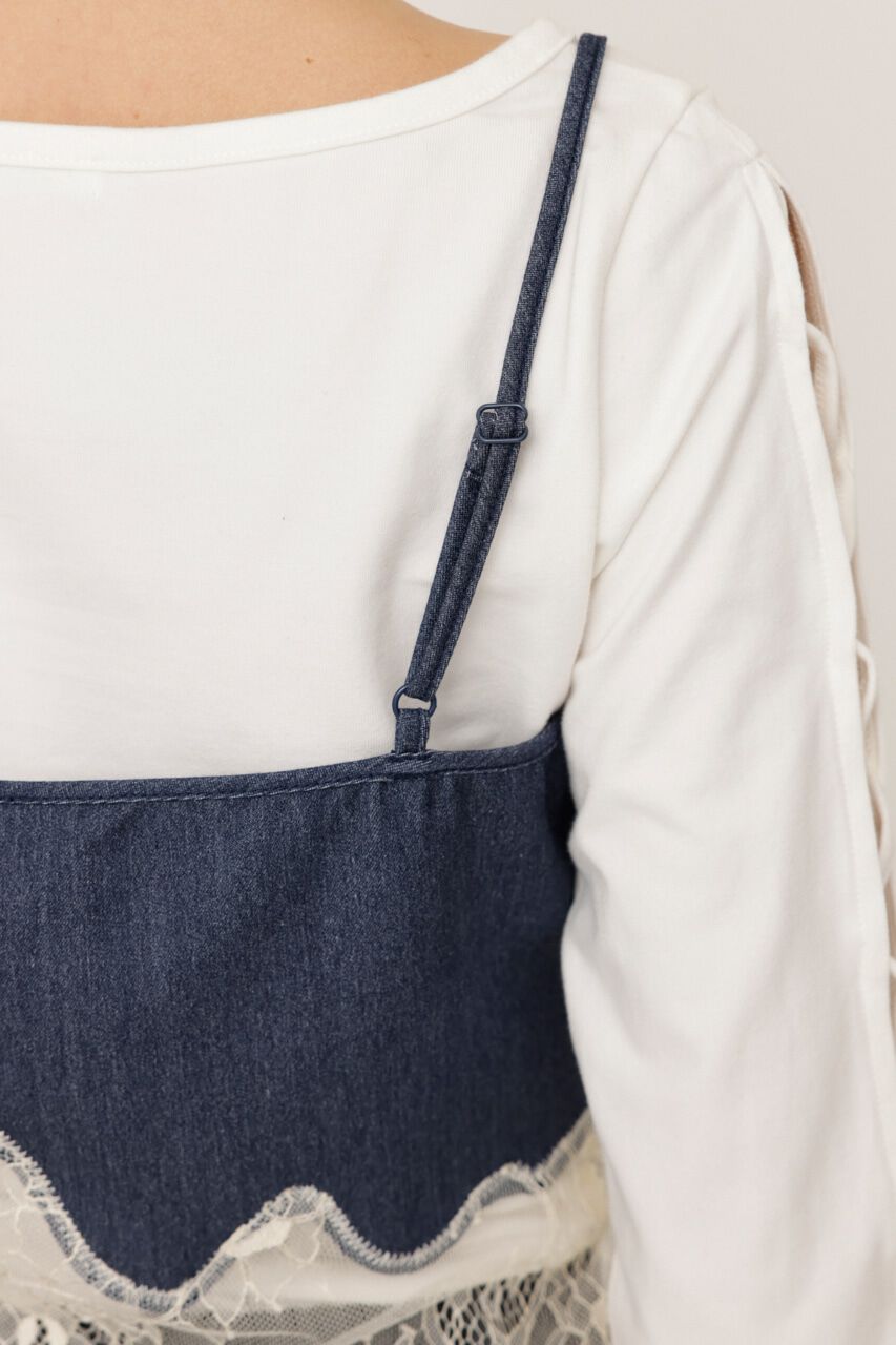 SLY「LACE DOCKED SLIP ドレス」|キャミソール|