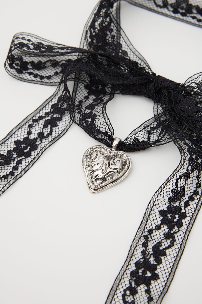 SLY「HEART MOTIF LACE チョーカー」|ネックレス|