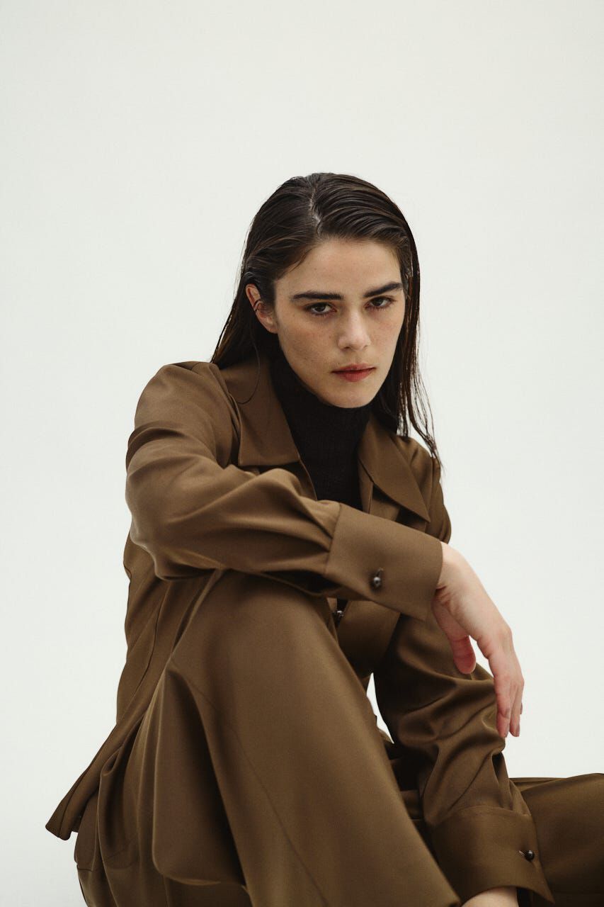 RIM.ARK 「Open collar slim SH JK」|シャツ・ブラウス|