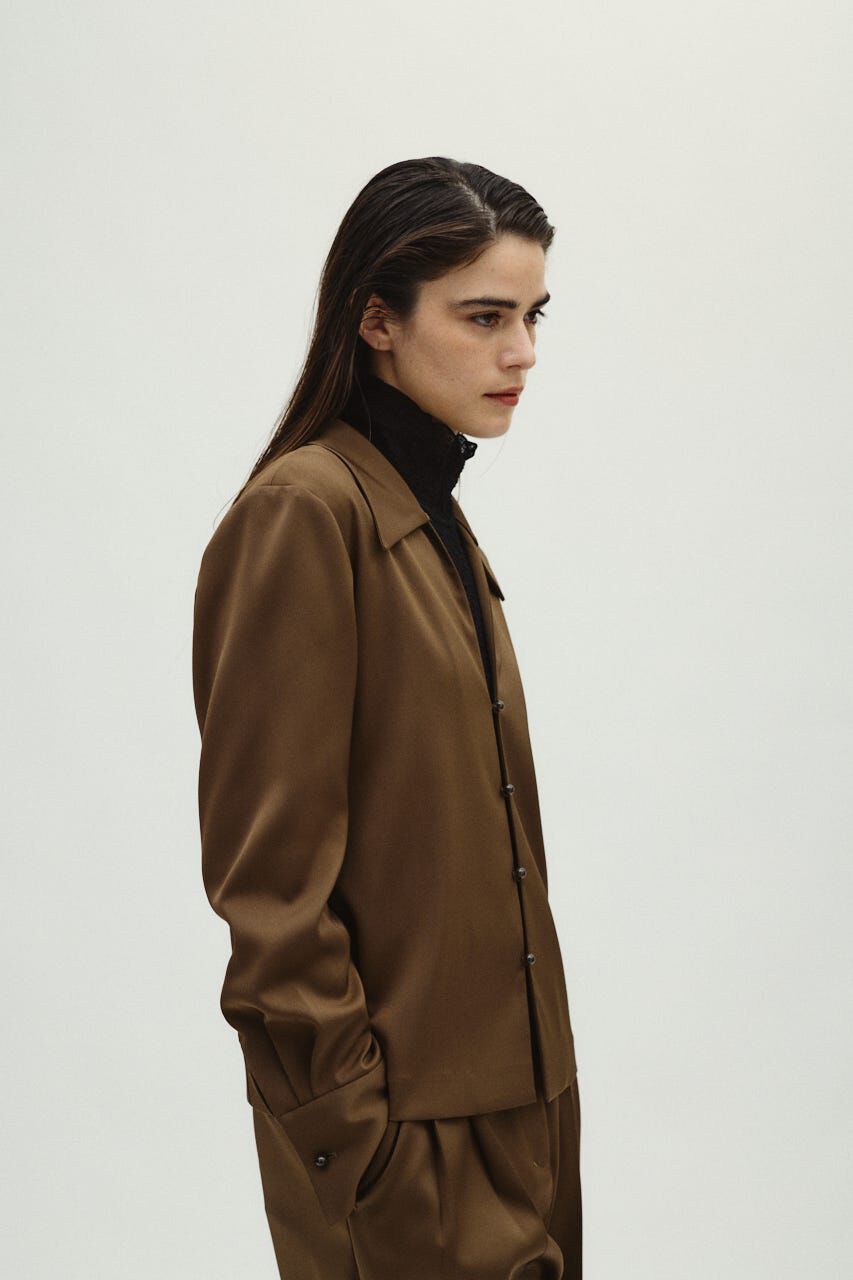 RIM.ARK 「Open collar slim SH JK」|シャツ・ブラウス|