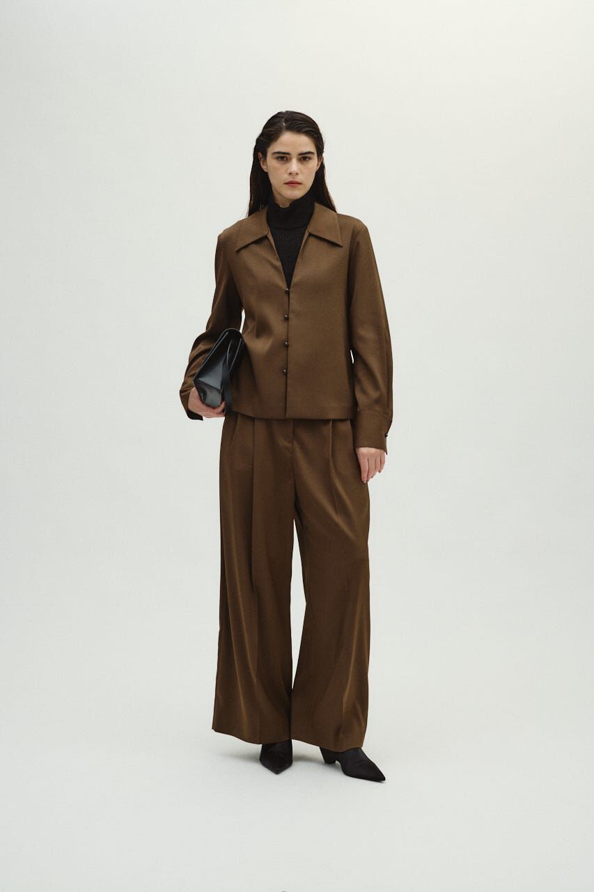 RIM.ARK 「Open collar slim SH JK」|シャツ・ブラウス|