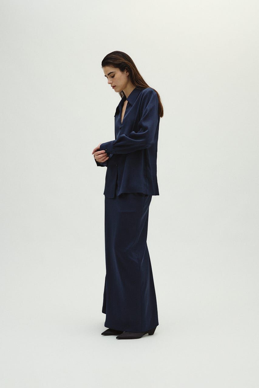 RIM.ARK 「Open collar slim SH JK」|シャツ・ブラウス|