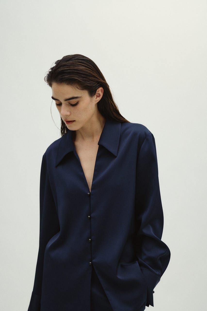 RIM.ARK 「Open collar slim SH JK」|シャツ・ブラウス|