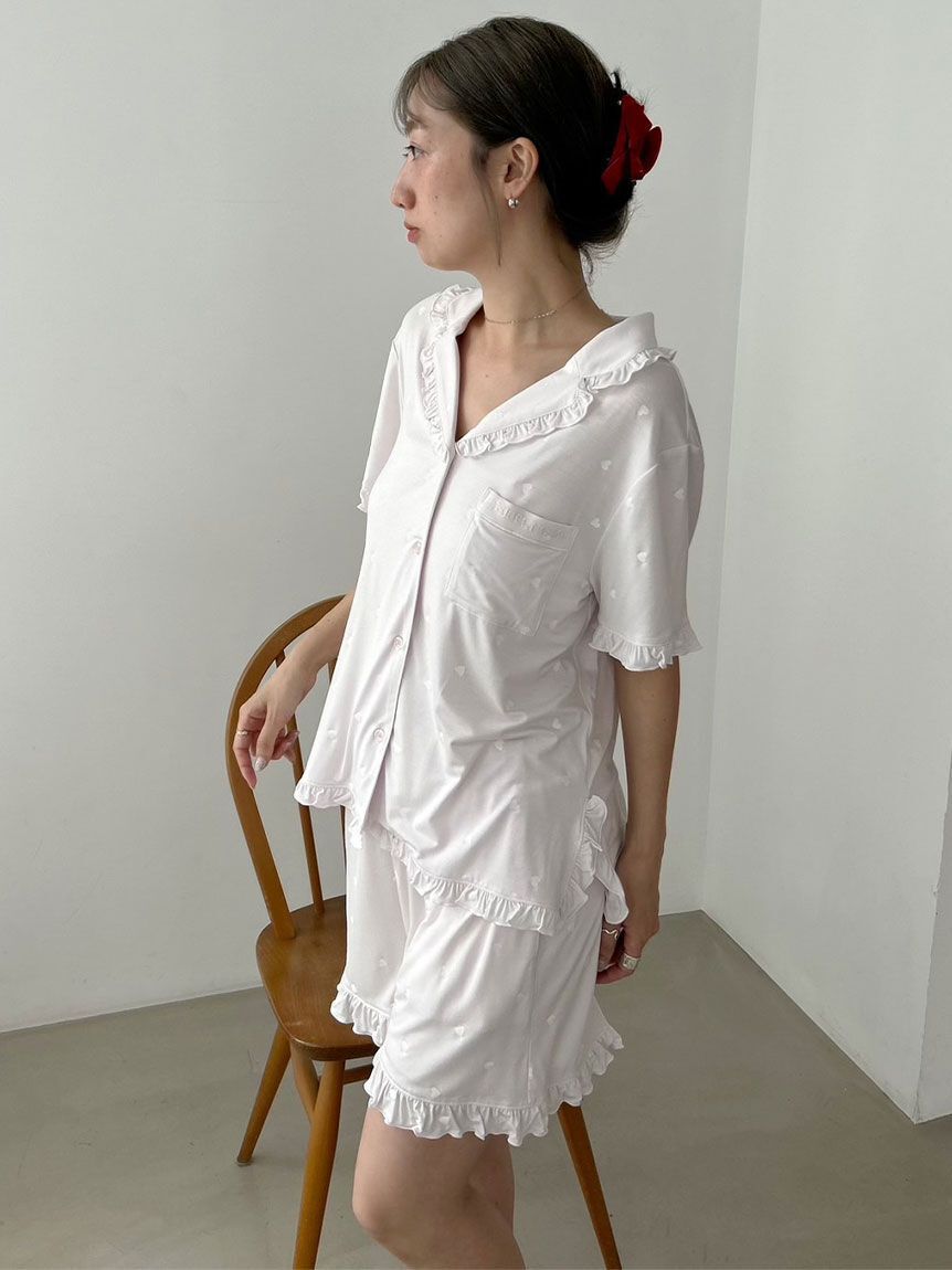 SNIDEL HOME「【接触冷感】カットレーヨン開襟シャツ」|ルームウェア|