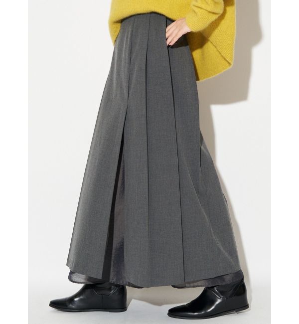 ELENDEEK「SLIT PLEATS SK」|スカート|