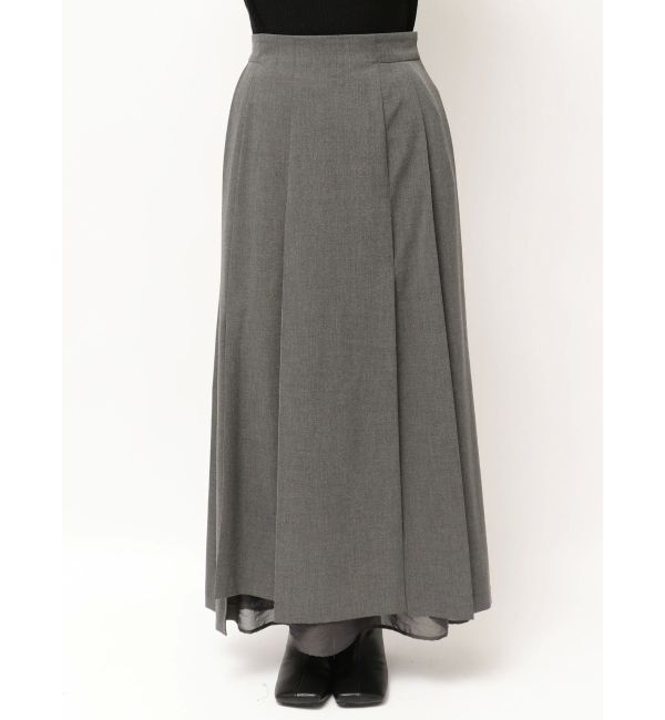 ELENDEEK「SLIT PLEATS SK」|スカート|