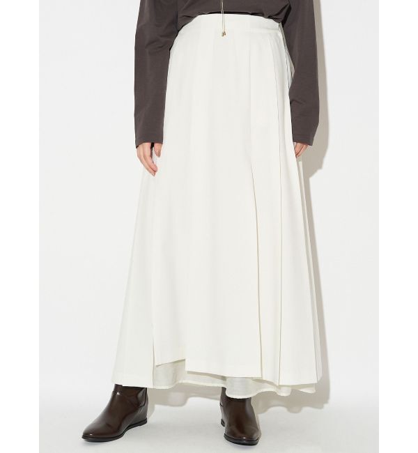 ELENDEEK「SLIT PLEATS SK」|スカート|