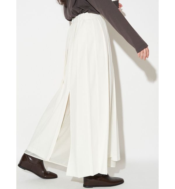 ELENDEEK「SLIT PLEATS SK」|スカート|