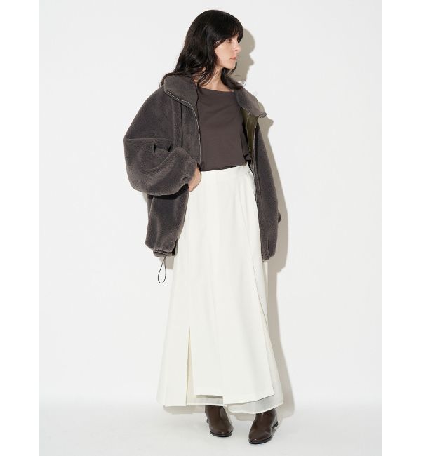 ELENDEEK「SLIT PLEATS SK」|スカート|