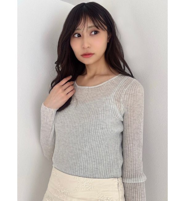 RESEXXY「シアーニットトップス」|ニット・セーター|