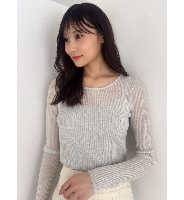RESEXXY「シアーニットトップス」|ニット・セーター|