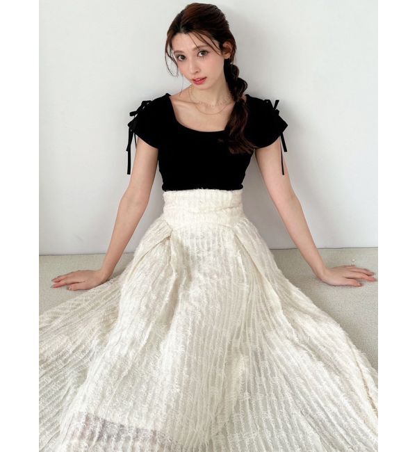 RESEXXY「ジャガードフレアスカート」|スカート|