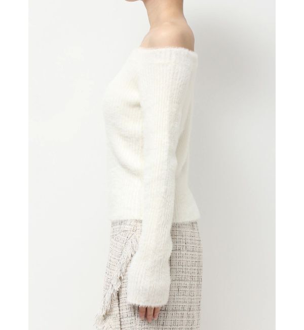 RESEXXY「ミニシャギーワンショルニットトップス」|ニット・セーター|