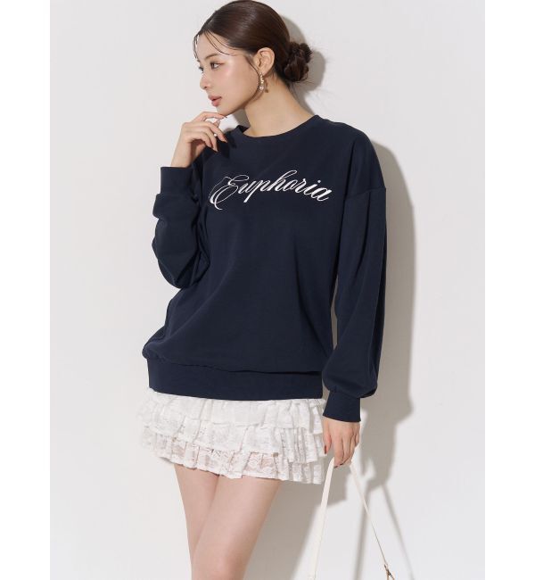 RESEXXY「エンブロイダリーロゴスウェットトップス」|スウェット・ジャージ|