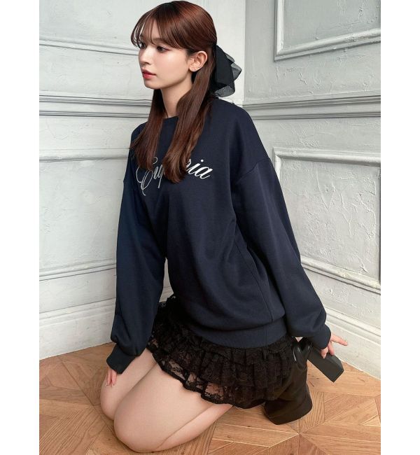 RESEXXY「エンブロイダリーロゴスウェットトップス」|スウェット・ジャージ|