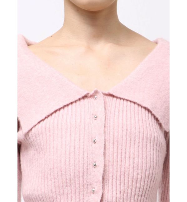 RESEXXY「ビッグカラーニットトップス」|ニット・セーター|