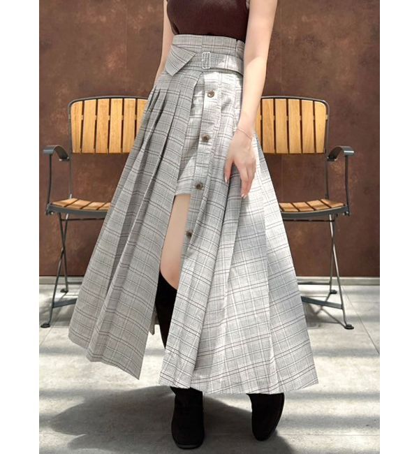 dazzlin「パンツレイヤードプリーツスカート」|スカート|