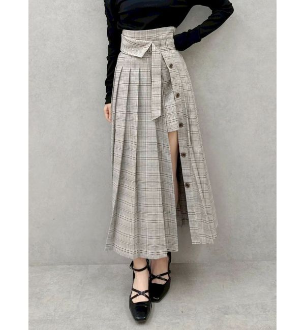 dazzlin「パンツレイヤードプリーツスカート」|スカート|