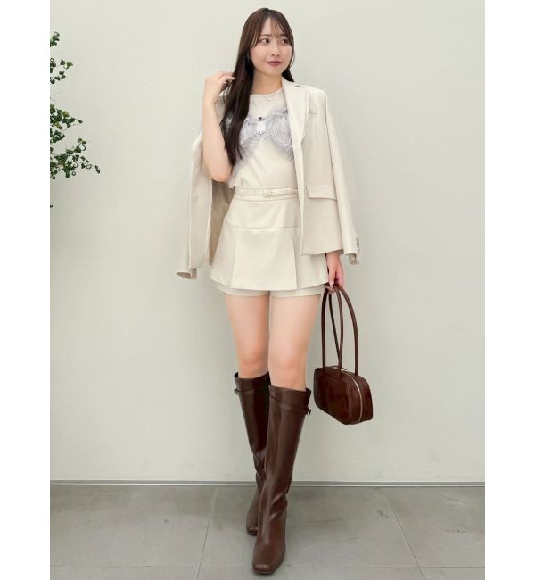 dazzlin「ロングフィットブーツ」|ロングブーツ|