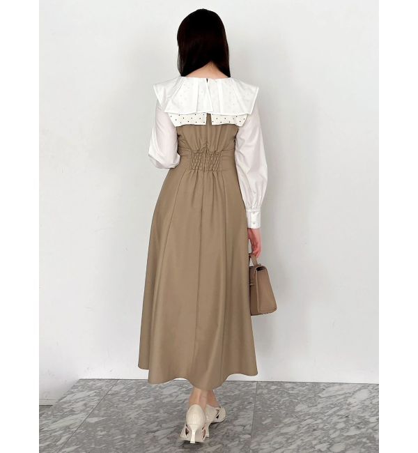 dazzlin「スカーフリボンフレアワンピース」|ワンピース|