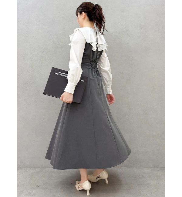 dazzlin「スカーフリボンフレアワンピース」|ワンピース|