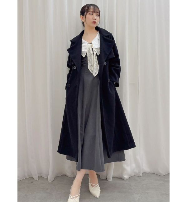 dazzlin「スカーフリボンフレアワンピース」|ワンピース|