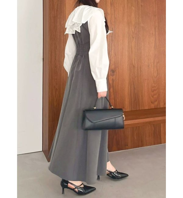 dazzlin「スカーフリボンフレアワンピース」|ワンピース|