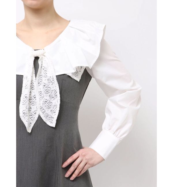 dazzlin「スカーフリボンフレアワンピース」|ワンピース|