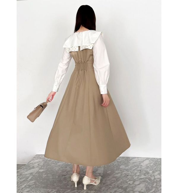 dazzlin「スカーフリボンフレアワンピース」|ワンピース|