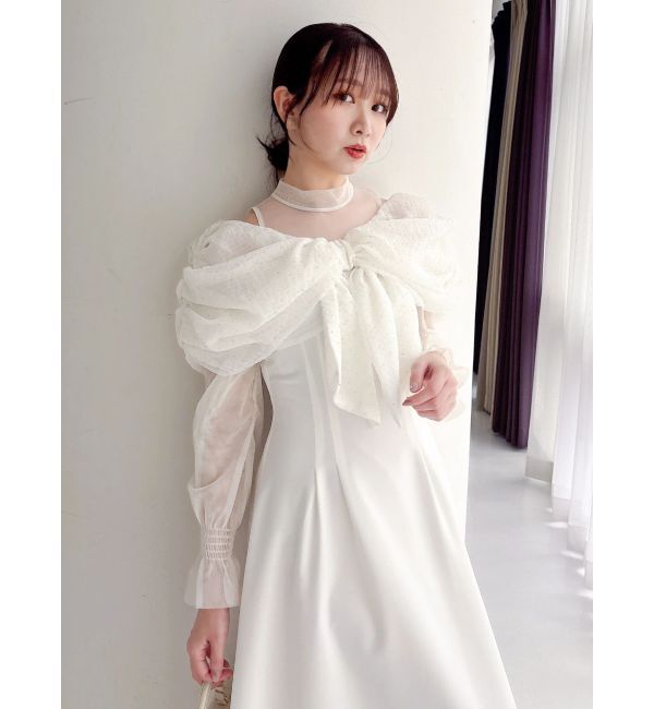 dazzlin「【追加生産分】ビッグリボンドレス」|ドレス|